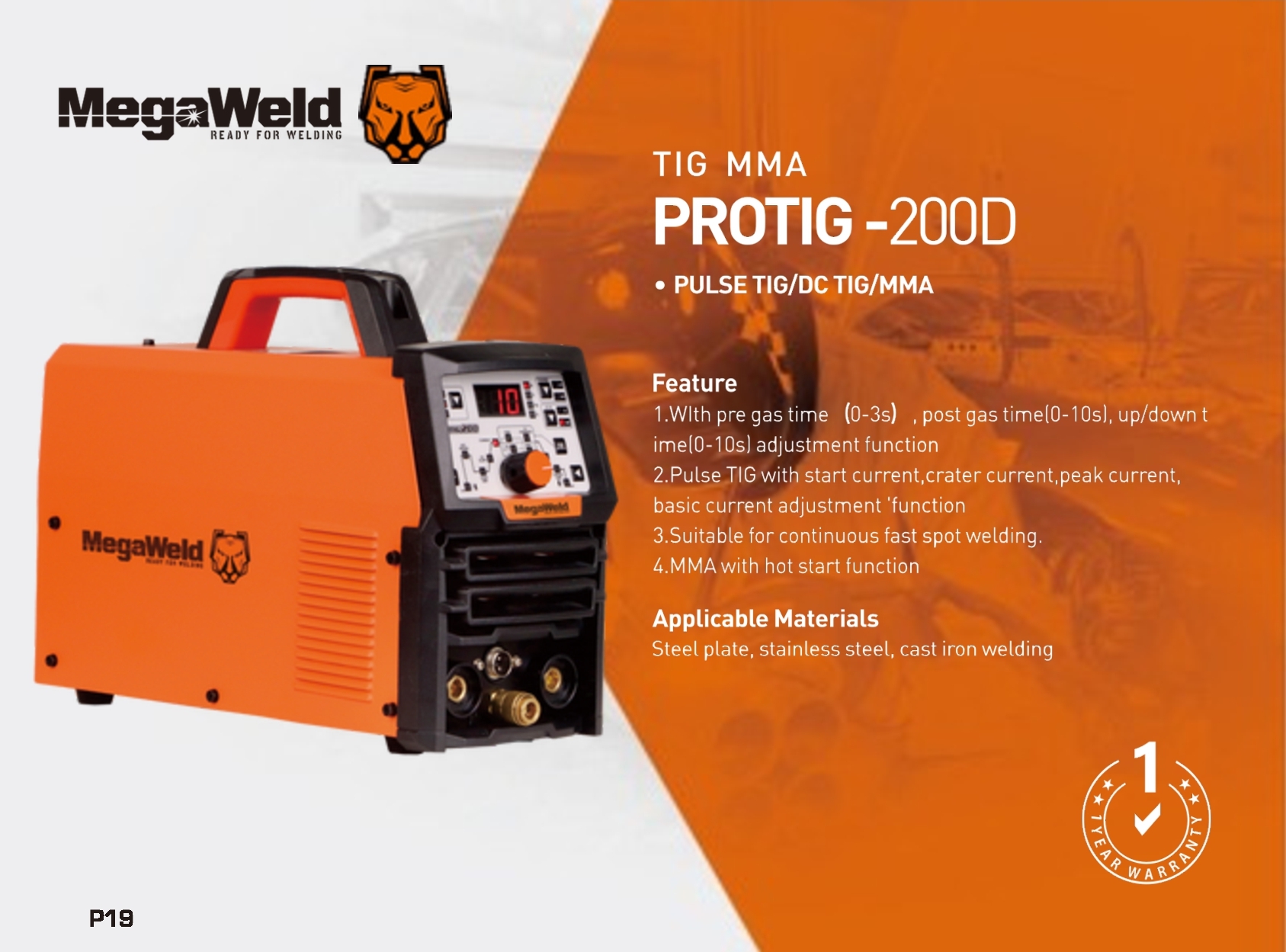 Mesin Las PROTIG-200D